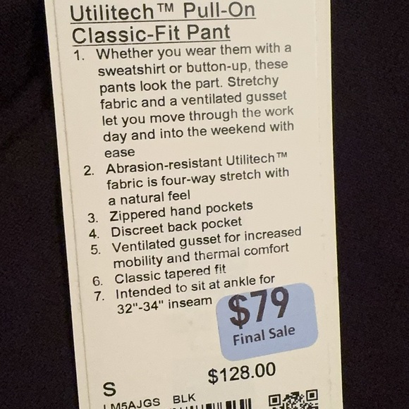 Utilitech Pull-On Classic-Fit Pant - Picture 6 of 6